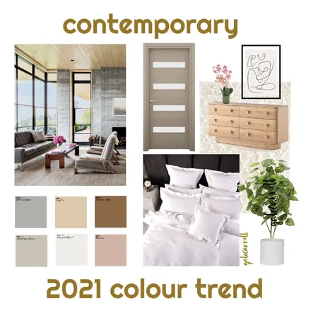 Contemporary Open Space Interior Design Mood Board by Gale Carroll on Style Sourcebook
