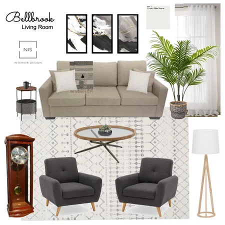 Bellbrook Living Room (option F) Interior Design Mood Board by Nis Interiors on Style Sourcebook