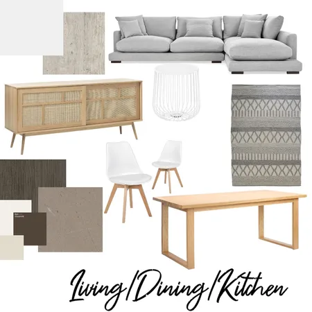 Living/Dining/Kitchen Interior Design Mood Board by elloho on Style Sourcebook