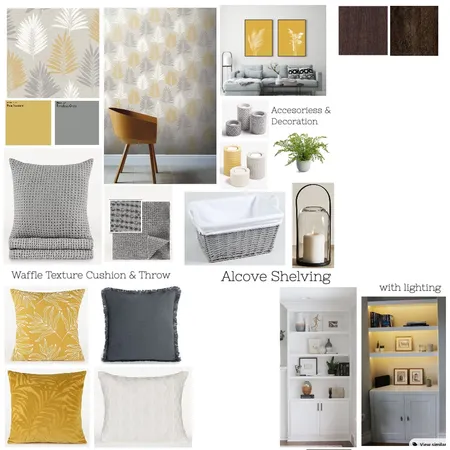 Grans Living Room Interior Design Mood Board by Sophie Oliver