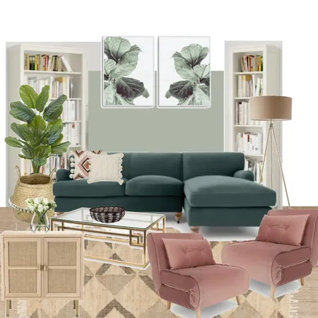 living room colour blocking Interior Design Mood Board by ksmcc on Style Sourcebook
