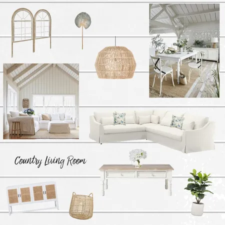 Country Living Room Interior Design Mood Board by DenisColinet on Style Sourcebook