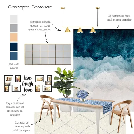 Comedor Interior Design Mood Board by clauconejero on Style Sourcebook