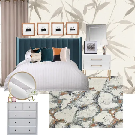 Bedroom 4 Interior Design Mood Board by Karen Noble on Style Sourcebook
