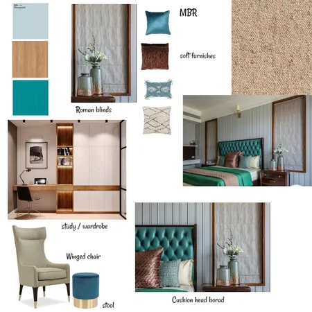 mbr Interior Design Mood Board by hajira firdous on Style Sourcebook