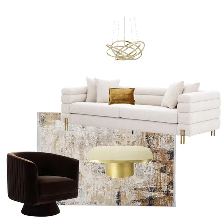 the gold and white edition Interior Design Mood Board by Estasi Interior on Style Sourcebook