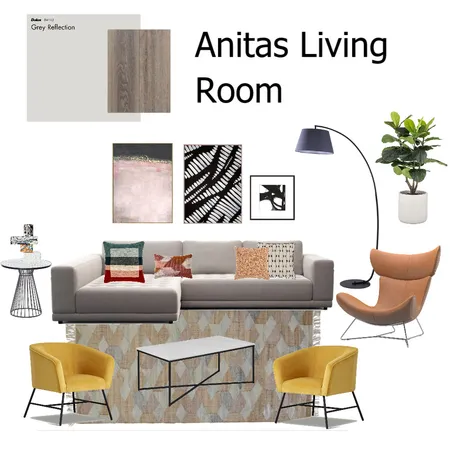 Anitas living room moodboard Interior Design Mood Board by LejlaThome on Style Sourcebook