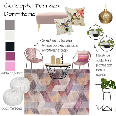 terraza de dormitorio Interior Design Mood Board by caropieper on Style Sourcebook
