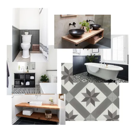 Exeter bathroom Interior Design Mood Board by Hope & Me Interiors on Style Sourcebook