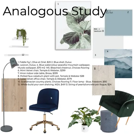 Study Interior Design Mood Board by vic.wales on Style Sourcebook