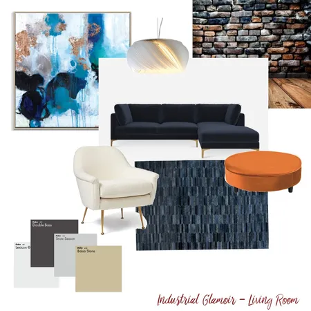 Industrial Glamour 2 Interior Design Mood Board by Jodie Clark on Style Sourcebook