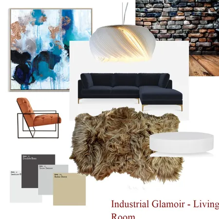 Industrial Glamour 4 Interior Design Mood Board by Jodie Clark on Style Sourcebook