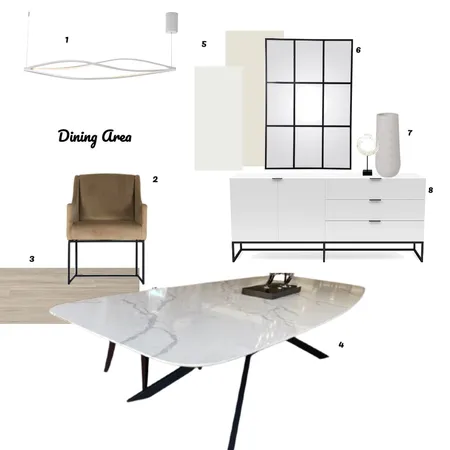 Dining Area Interior Design Mood Board by nazrana786 on Style Sourcebook