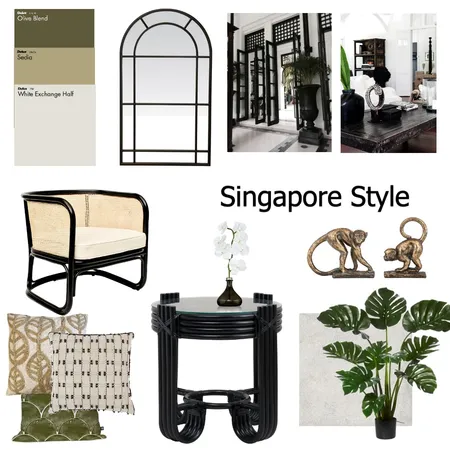 Singapore Style Interior Design Mood Board by nikki odonnell on Style Sourcebook
