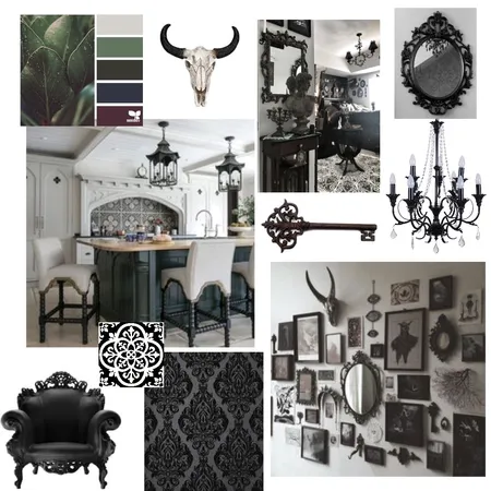 Gothic Interior Design Mood Board by baxterkel on Style Sourcebook