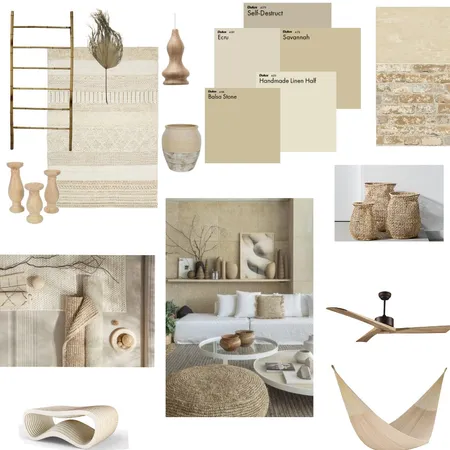 Organic Boho Interior Design Mood Board by MarinaElian on Style Sourcebook