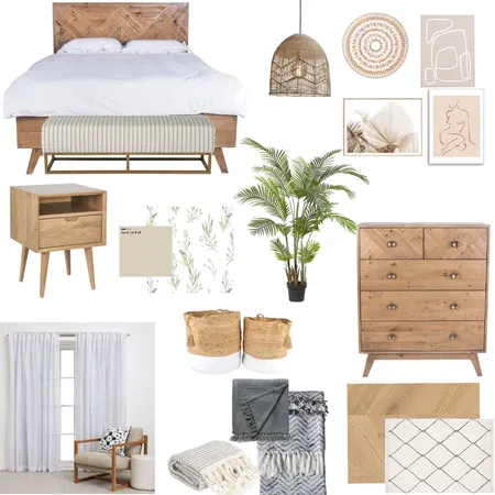 Cozy and calm bedroom Interior Design Mood Board by tijana on Style Sourcebook