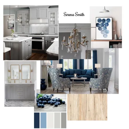 Accented Achromatic SerenaSmith Interior Design Mood Board by House of Serena Smith Designs on Style Sourcebook