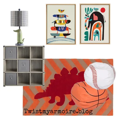 Playroom Interior Design Mood Board by Twist My Armoire on Style Sourcebook