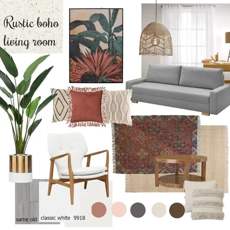 boho living room Interior Design Mood Board by lenazanbaqi on Style Sourcebook