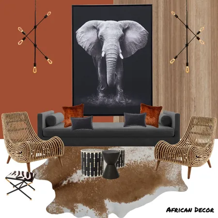 African Decor Interior Design Mood Board by Gizelle Mouro on Style Sourcebook