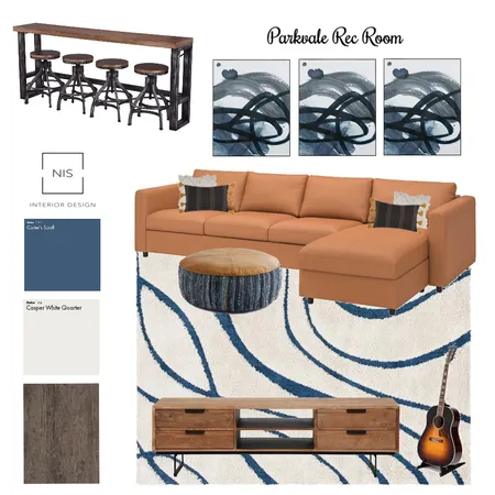 Parkvale Rec Room (option B) Interior Design Mood Board by Nis Interiors on Style Sourcebook