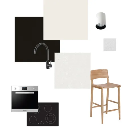 Kitchen monochrome Interior Design Mood Board by Philomeni on Style Sourcebook