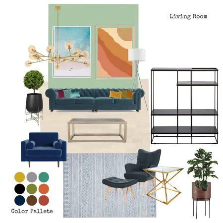 Living Room Interior Design Mood Board by Hetama on Style Sourcebook