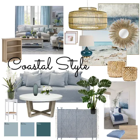 Coastal Style Interior Design Mood Board by Bradisha Benjamin on Style Sourcebook