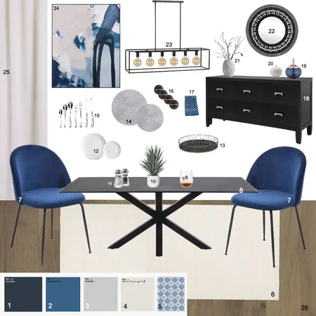 Dining Room Interior Design Mood Board by eodell on Style Sourcebook