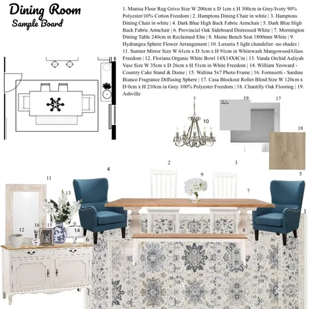 Dining room Interior Design Mood Board by Debbie Wells on Style Sourcebook
