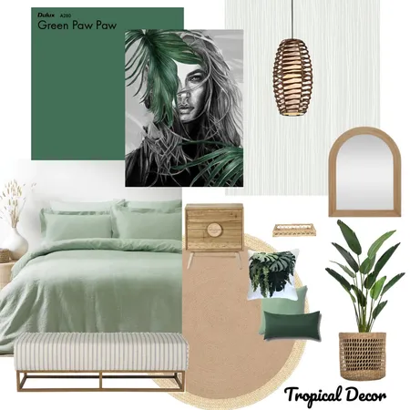 Tropical Chique Interior Design Mood Board by Gizelle Mouro on Style Sourcebook