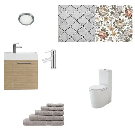 Powder Room Interior Design Mood Board by Latitude on Style Sourcebook