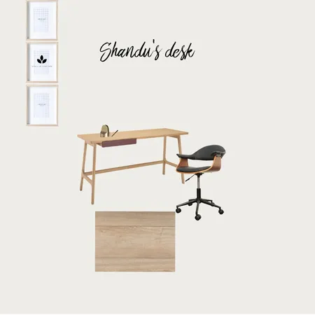 Shandu's desk Interior Design Mood Board by Nuria on Style Sourcebook
