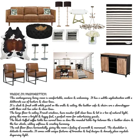 MADE IN MANHATTEN Interior Design Mood Board by CindyLoo77 on Style Sourcebook