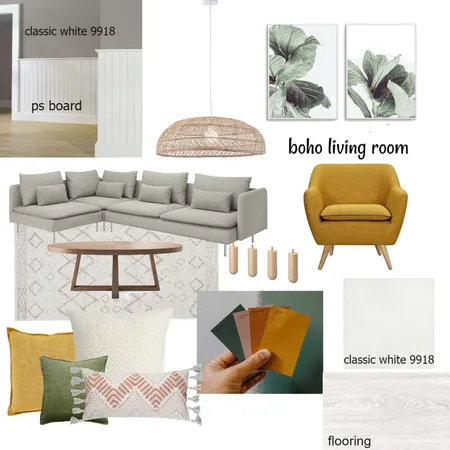 boho living Interior Design Mood Board by lenazanbaqi on Style Sourcebook