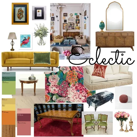 Eclectic Interior Design Mood Board by Danielle Sinclair on Style Sourcebook