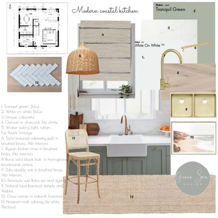 Module 9 kitchen design Interior Design Mood Board by Lauren ulherr on Style Sourcebook