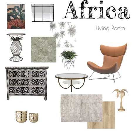 Afriica Living Interior Design Mood Board by Anastasitri on Style Sourcebook