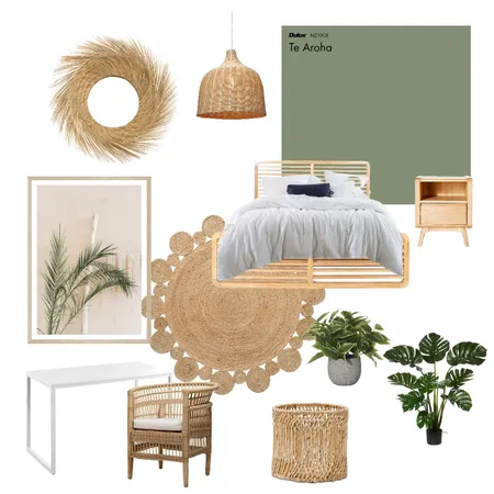 Boho Bedroom Interior Design Mood Board by cur0011 on Style Sourcebook