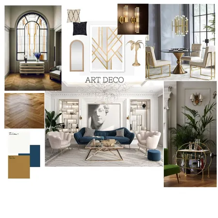 ART DECO nouveau 1 Interior Design Mood Board by Emma Frohner on Style Sourcebook