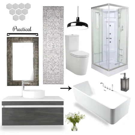 Bathroom Interior Design Mood Board by APOORVA TYAGI on Style Sourcebook