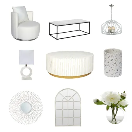 White Interior Design Mood Board by Evolution Design on Style Sourcebook