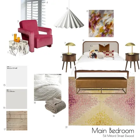 Main Bedroom Interior Design Mood Board by MDS on Style Sourcebook