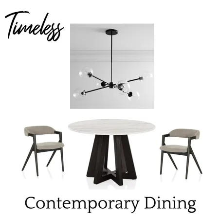 Timeless/Contemporary Dining Interior Design Mood Board by Danielle Bang on Style Sourcebook