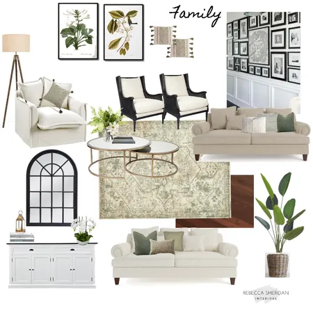 Family Room Interior Design Mood Board by Sheridan Interiors on Style Sourcebook
