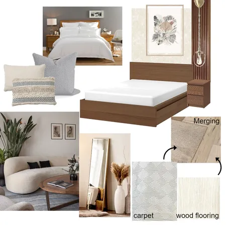 bedroom boho Interior Design Mood Board by lenazanbaqi on Style Sourcebook