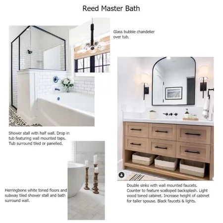 Masterbath Interior Design Mood Board by bluehueshome on Style Sourcebook