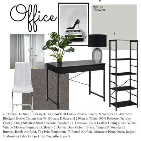 Office Style Board Interior Design Mood Board by TMDdesigner on Style Sourcebook