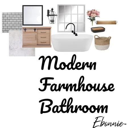 Farmhouse Bathroom Interior Design Mood Board by Ebbforster on Style Sourcebook